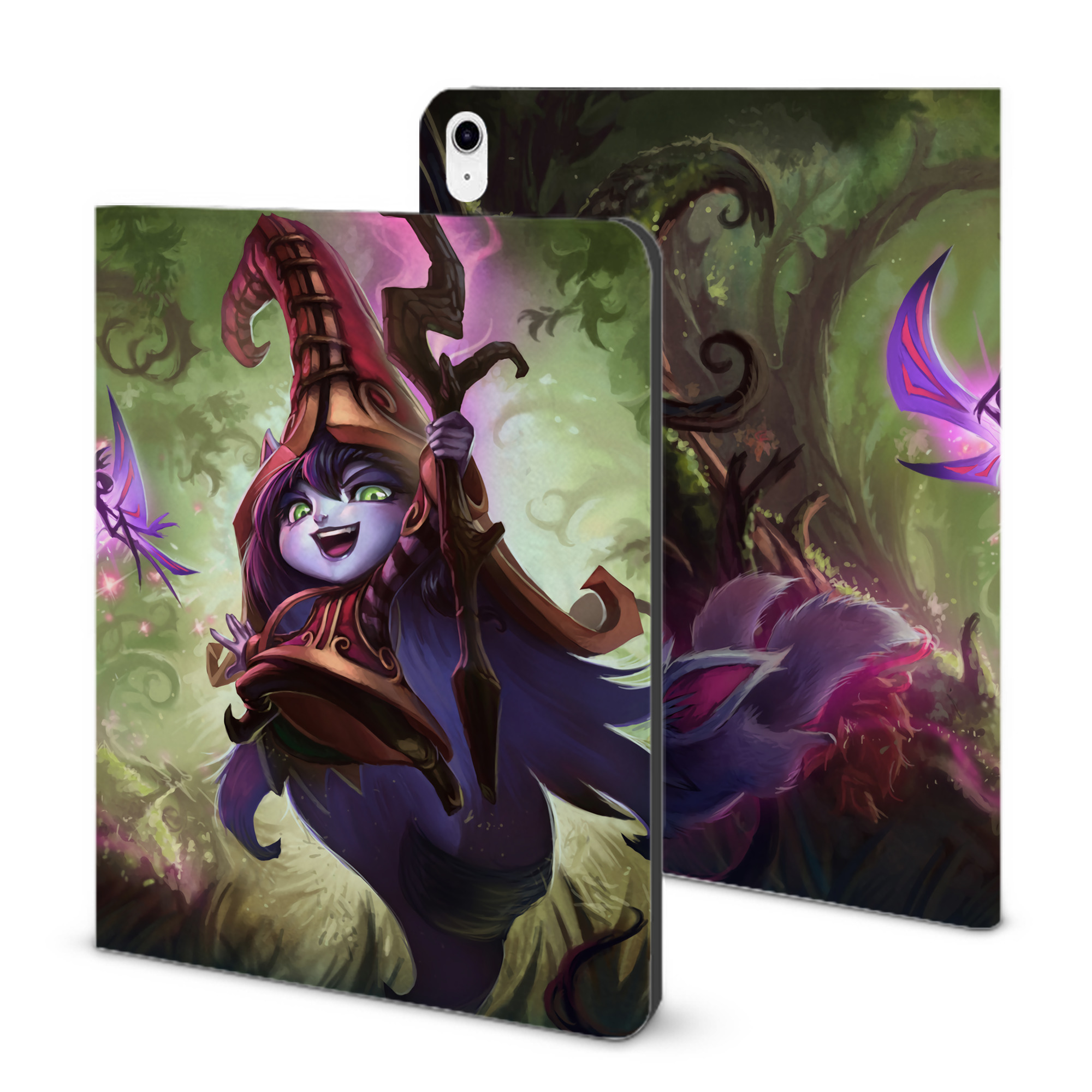 （画像用） リーグ・オブ・レジェンド League of Legends LOL IPad ケース ブック型 PUレザー TPU 耐衝撃 軽量 薄型 ペン収納なし 全面保護 IPad 各モデル対応